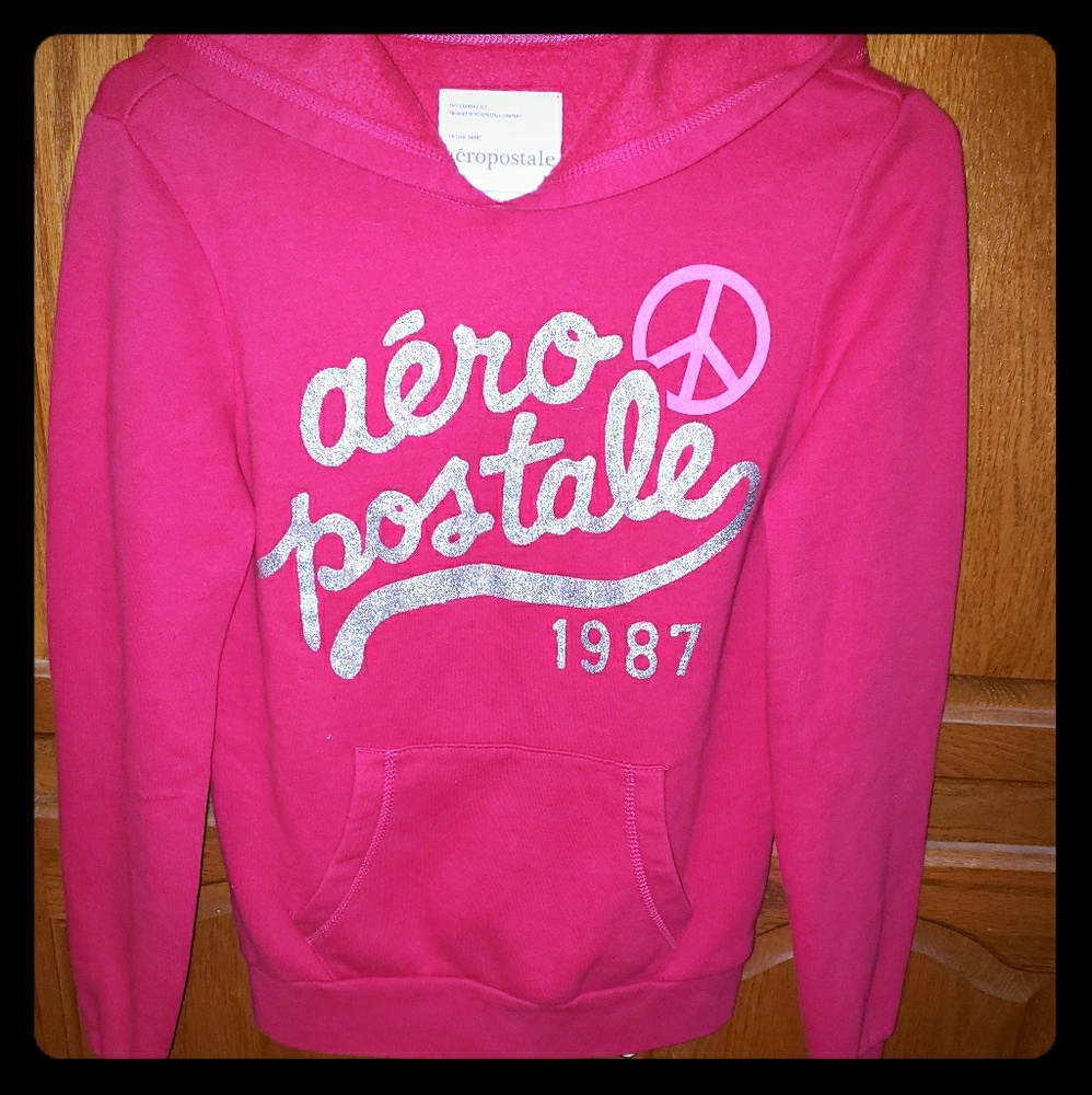 🌟NWOT🌟AEROPOSTALE💖Long~Sleeve💎BLING💎HOODIE!❄️